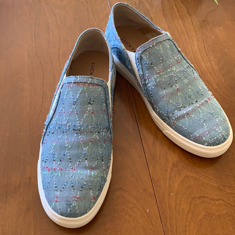 Lucky brand Denim-look slip-ons